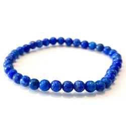 Bracelet taille enfants lapis lazuli AA (boules 3-4mm)