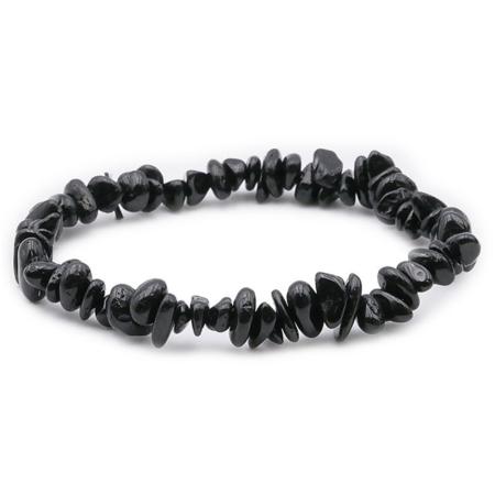 Bracelet tourmaline noire Brésil A (perles baroques)