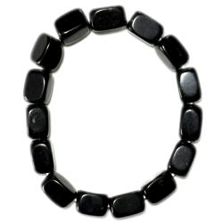 Bracelet tourmaline noire  Brsil A (pierres roules) 10-12mm