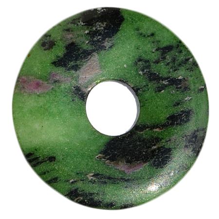 Donut ou PI Chinois rubis sur Zoizite (4cm)