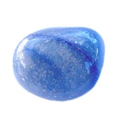 Quartz bleu ou aventurine bleue Brésil A (pierre roulée)