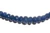 Collier saphir bleu facetté qualité Extra de Madagascar - 46cm