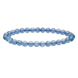 Bracelet fluorine bleue Chine AAA  (boules de 5-6mm)