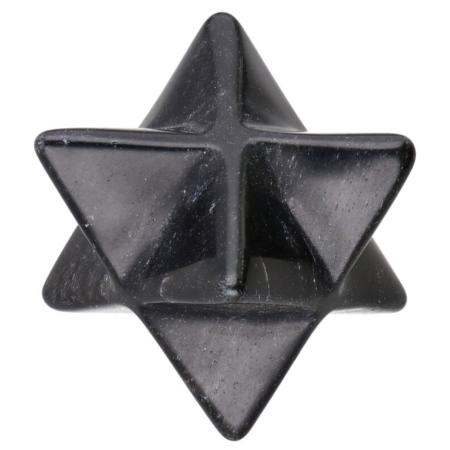 Merkaba obsidienne noire - 45-50mm