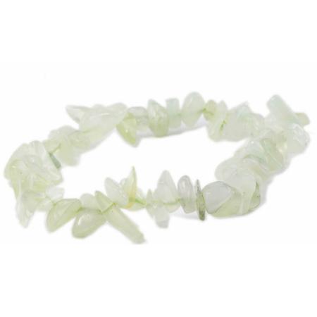 Bracelet jade vert de Chine A (pierres baroques)
