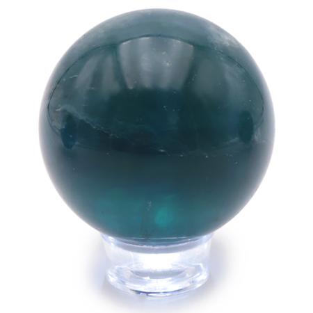 Sphère  fluorine bleue Chine AA 60-70mm