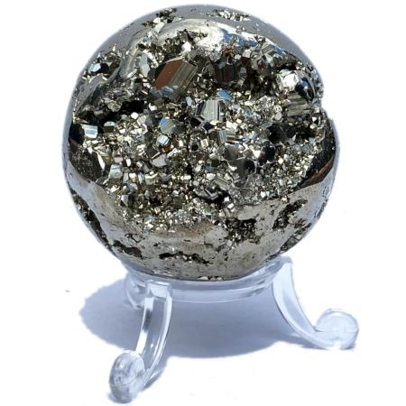 Sphère de pyrite brute Pérou AA (50mm) - 272g
