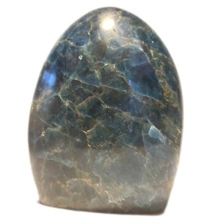 Apatite bleue forme libre Madagascar - 487g