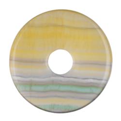 Donut ou PI Chinois fluorine jaune (4cm)