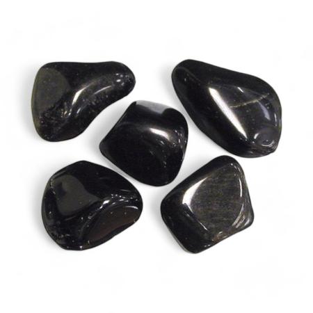 Obsidienne argentée Mexique  AB (pierre roulée)