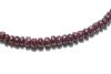 Collier rubis (perles facettées 2-3mm) - 46cm