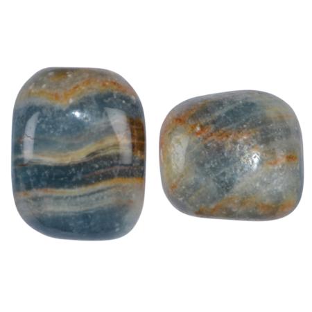 Aragonite bleue Pakistan A+ (pierre roulée)