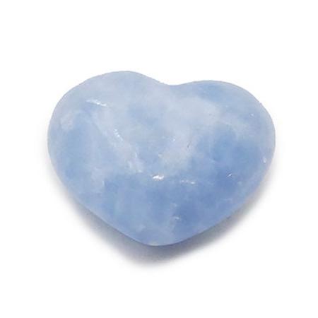 Coeur Calcite bleue 30-40mm