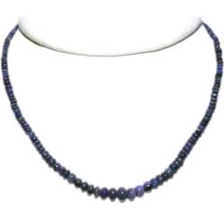 Collier sugilite (perles bouton) - 44cm