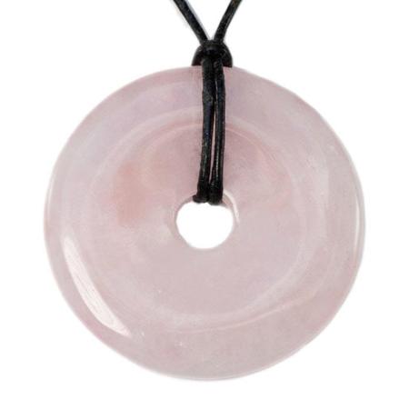 Donut ou PI Chinois quartz rose (2cm)