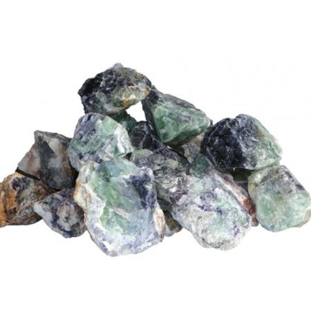 Fluorine multicolore Chine AB (pierre brute)