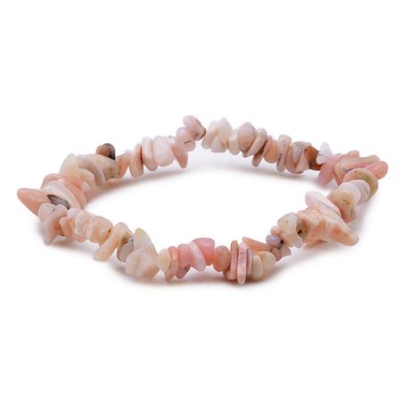 Bracelet opale rose Pérou AB (perles baroques)