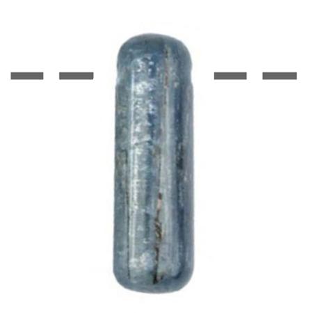 Pendentif cyanite Inde A (pierre trouée) + cordon