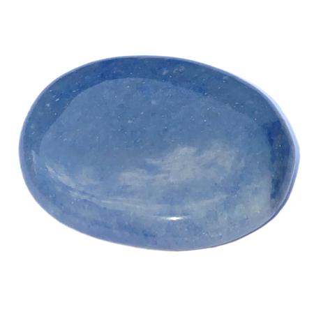 Galet quartz bleu ou aventurine bleue Brésil A 