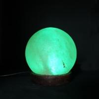 Lampe de sel Himalaya naturel "Sphère"  LED 9cm (700g)