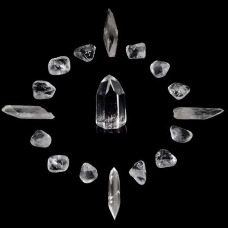 Mandala universel de vie (cristal de roche)