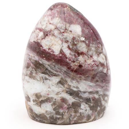 Tourmaline rose sur quartz forme libre - 900g