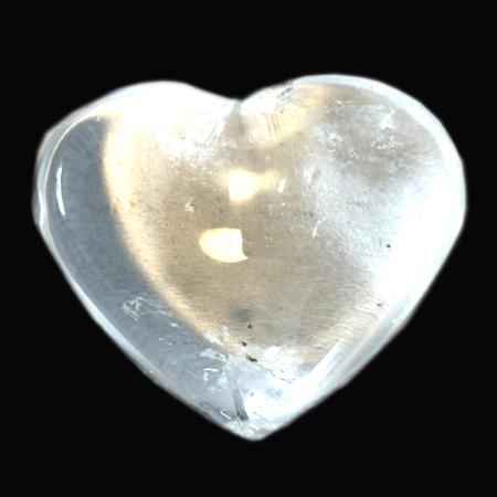 Coeur cristal de roche Brésil A 25-30mm