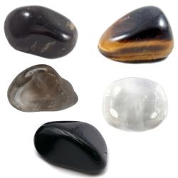 Assortiment de pierres roulées: pierres de Protection 