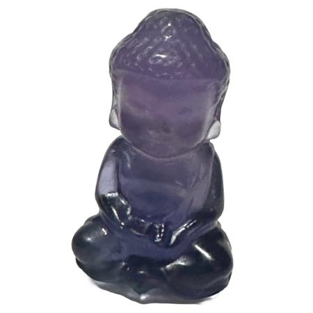 Bouddha Indien Fluorine violette AA+ - 40mm
