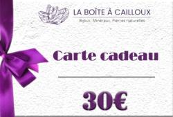 Chèque Cadeau 30€