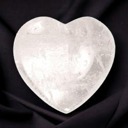 Coeur cristal de roche Brsil A 15mm