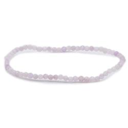 Bracelet amthyste lavande Brsil A (perles facettes 3mm)