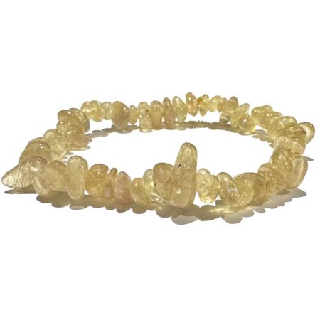 Bracelet apatite jaune Madagascar A (perles baroques)