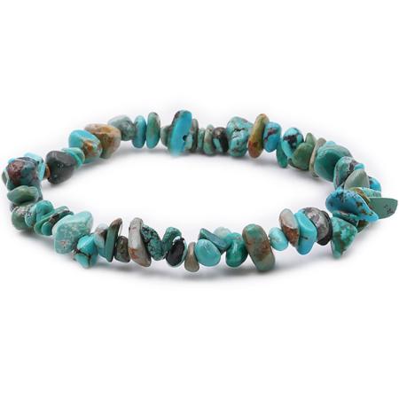 Bracelet turquoise du Tibet A+ (perles baroques)