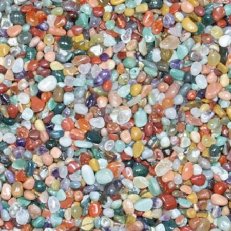 Lot mélange mini-pierres roulées Inde- 100g
