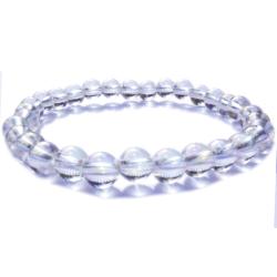 Bracelet quartz angel aura AAA (boules 5-6mm)