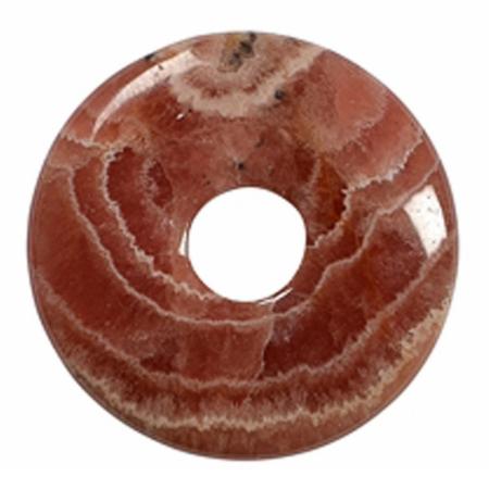 Donut ou PI Chinois rhodochrosite Extra du Pérou (4cm)