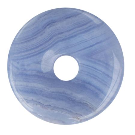 Donut ou PI Chinois calcédoine bleue (4cm)