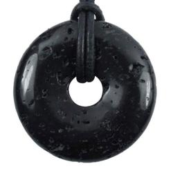 Donut ou PI Chinois pierre de lave (3cm)