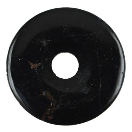 Donut ou PI Chinois tourmaline noire (4cm)