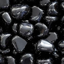 Obsidienne noire Mexique  A (pierre roulée)