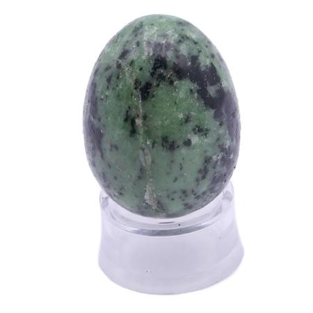 Oeuf rubis sur zoisite - 45mm