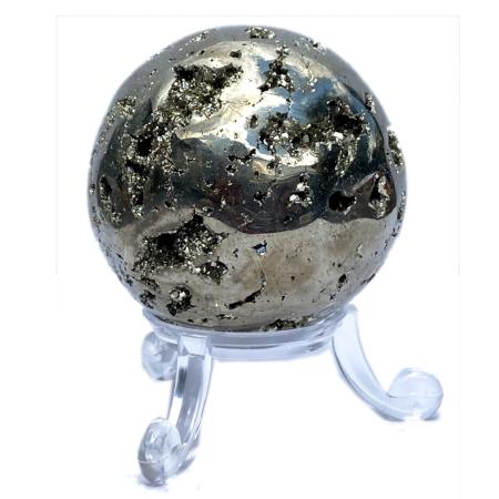 Sphère de pyrite brute Pérou AA (48mm) - 229g