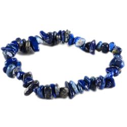 Bracelet lapis lazuli Afghanistan AA (pierres baroques)