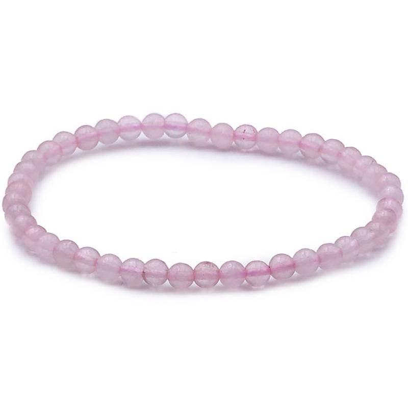 cadeau femme bracelet original bracelet créateur bracelet quartz rose bracelet pastel Bracelet médaillon quartz rose et perles pastel 