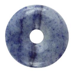 Donut ou PI Chinois quartz bleu 4cm