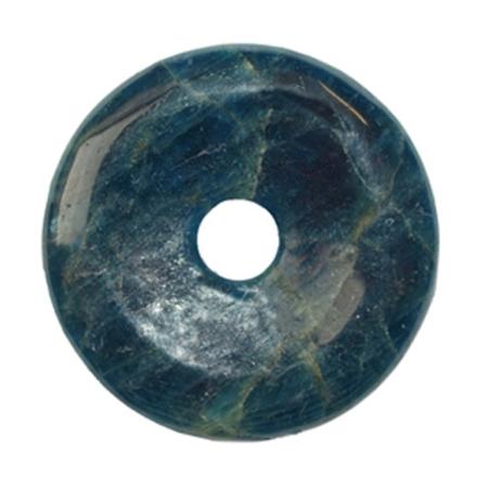 Donut ou PI Chinois apatite bleue (4cm)