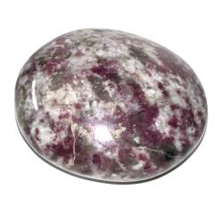 Tourmaline rose (rubélite) sur quartz Madagascar A+ (Galet XL)