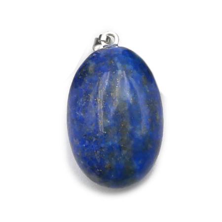 Pendentif lapis lazuli Afghanistan AA (pierre roulée) 