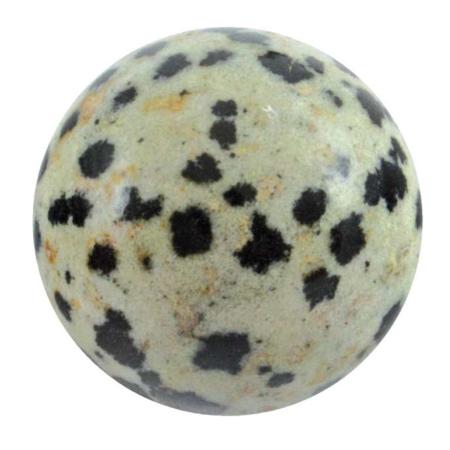 Boule jaspe dalmatien - 20mm - Environ 10g